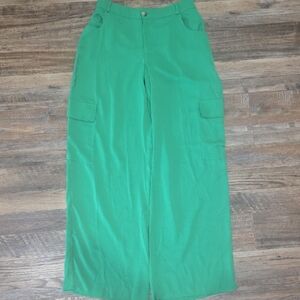 GUC HYFVE Vibrant Green Wide-Leg Pants